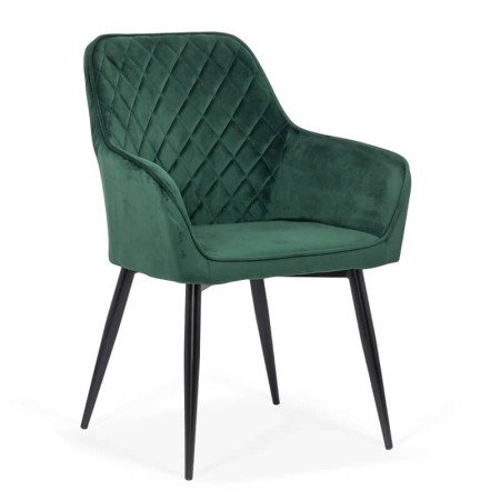 Scaun dining din catifea BUC 258 verde Scaun dining din catifea BUC 258 verde
