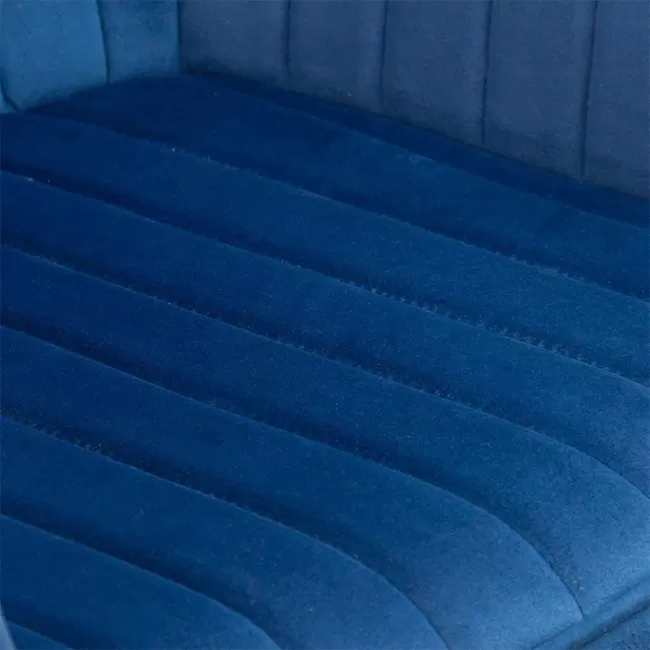 Scaune de bucatarie si living din catifea BUC 259 Albastru