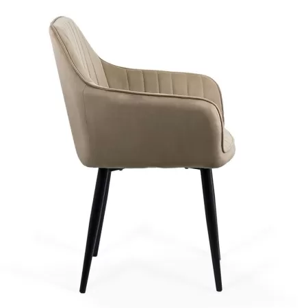 Scaune de bucatarie si living din catifea BUC 259 Bej