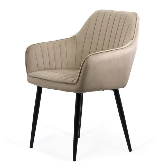 Scaune de bucatarie si living din catifea BUC 259 Bej