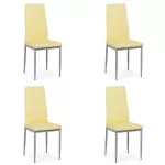 Set 4 scaune bucătărie-crem