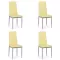 Set 4 scaune bucătărie-crem