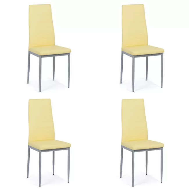 Set 4 scaune bucătărie-crem BUC263