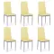 Set 6 scaune bucătărie-crem