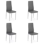 Set 4 scaune bucătărie-gri