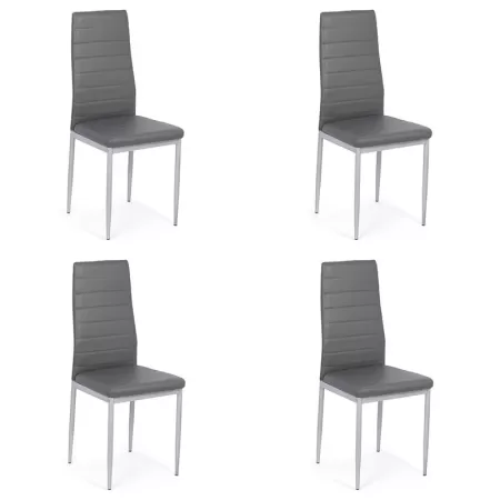 Set 4 scaune bucătărie-gri
