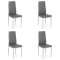 Set 4 scaune bucătărie-gri