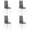 Set 4 scaune bucătărie-gri