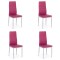 Set 4 scaune bucătărie-mov