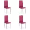 Set 4 scaune bucătărie-mov