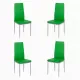 Set 4 scaune bucătărie-verde BUC263
