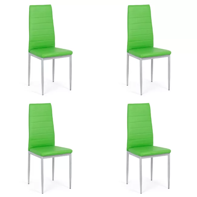 Set 4 scaune bucatarie-verde