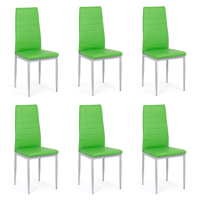 Set 6 scaune bucatarie-verde