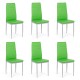 Set 6 scaune de bucatarie din piele ecologica
