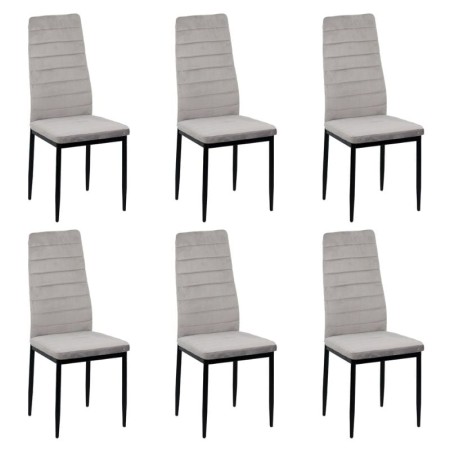 Set 6 scaune de bucătărie din catifea în 6 culori Set 6 scaune de bucătărie din catifea în 6 culori