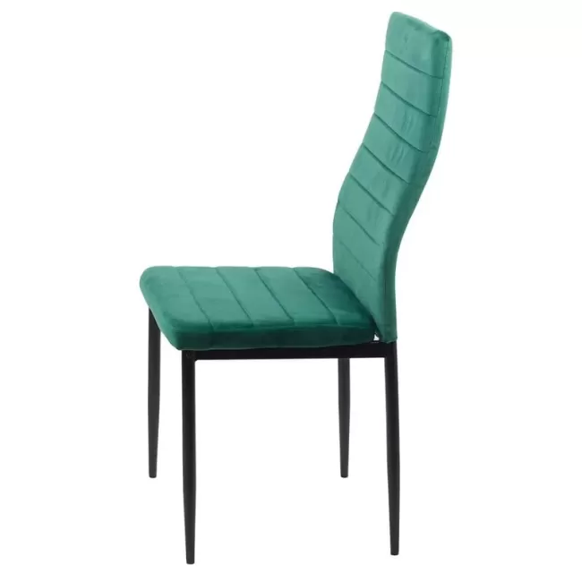 Scaun bucătărie din catifea BUC 263V Verde