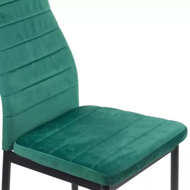 Scaun bucătărie din catifea BUC 263V Verde