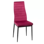 Scaune bucătărie din catifea BUC 263V Vișiniu