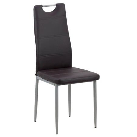 Scaun de bucătărie din piele eco BUC264 maro Scaun de bucătărie din piele eco BUC264 maro