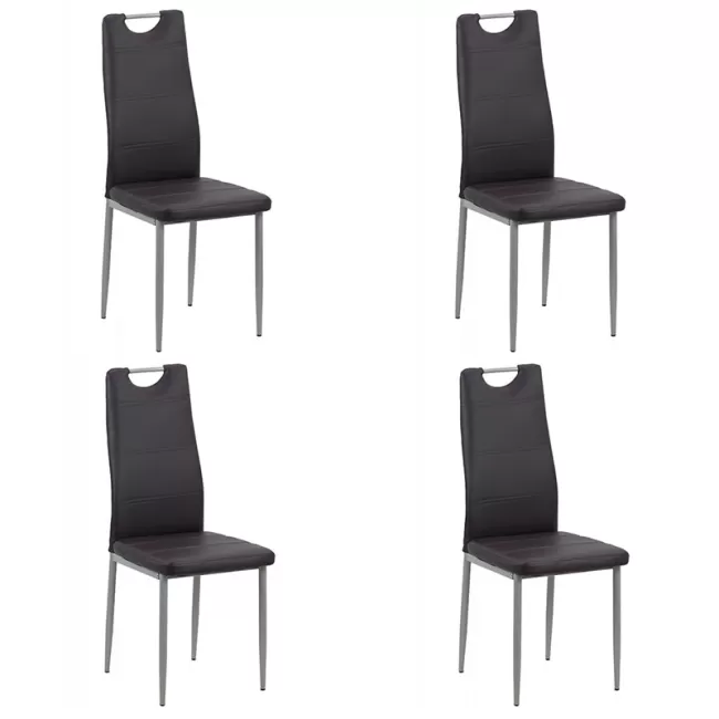 Set 4 scaune de bucătărie din piele eco 4 culori BUC264