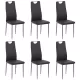 Set 6 scaune de bucătărie din piele eco 4 culori