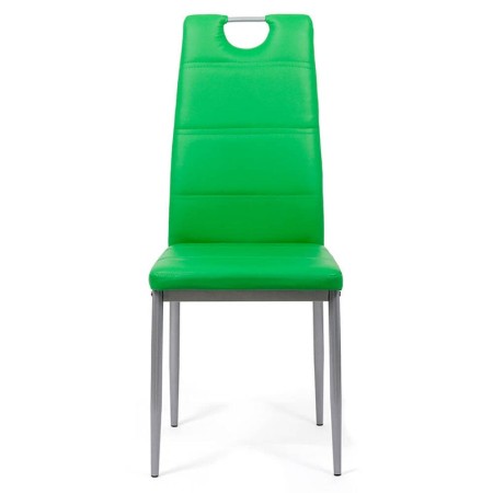 Scaun de bucatarie din piele eco BUC264 verde Scaun de bucatarie din piele eco BUC264 verde