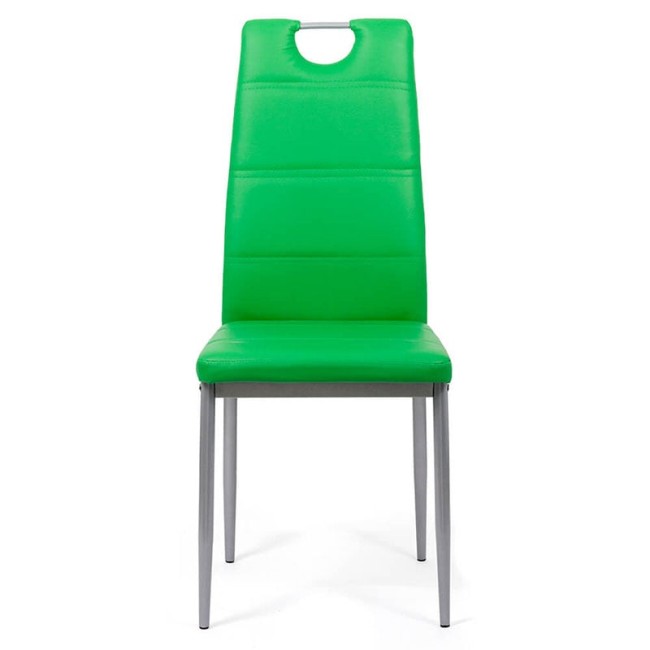 Scaun de bucatarie din piele eco BUC264 verde