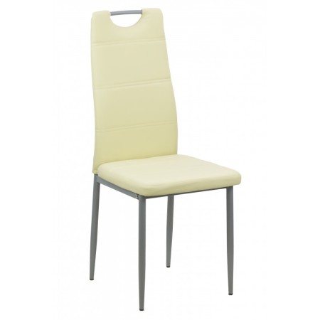 Scaun de bucătărie din piele eco BUC264 crem Scaun de bucătărie din piele eco BUC264 crem
