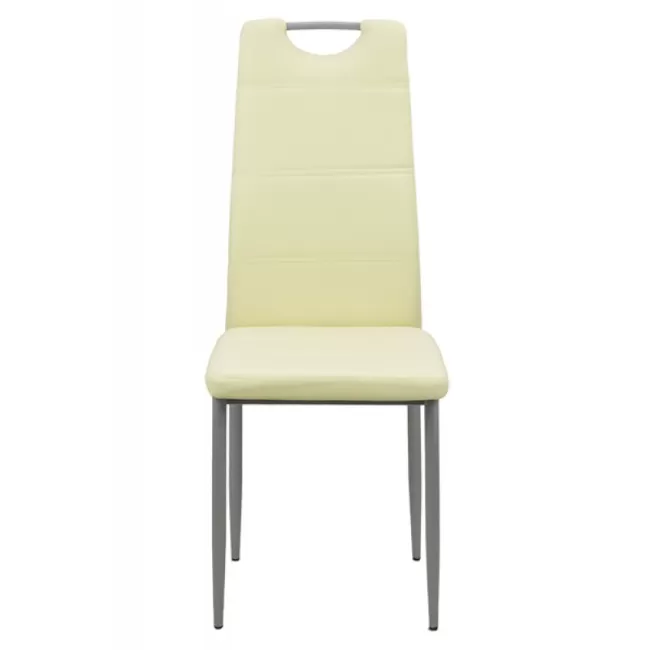 Scaun de bucătărie din piele eco BUC264 crem