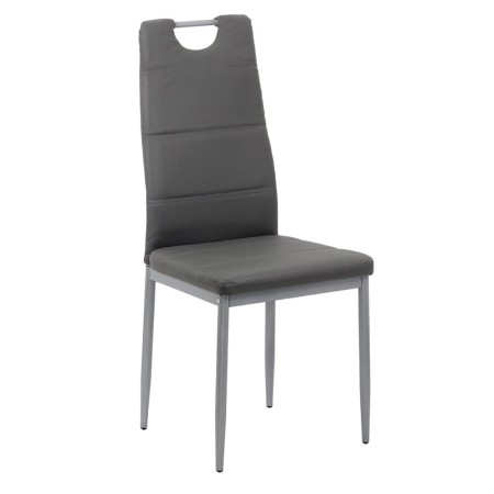 Scaun de bucătărie din piele eco BUC264 gri Scaun de bucătărie din piele eco BUC264 gri