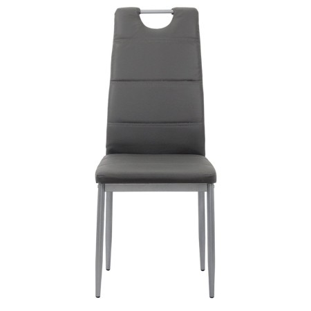 Scaun de bucătărie din piele eco BUC264 gri Scaun de bucătărie din piele eco BUC264 gri