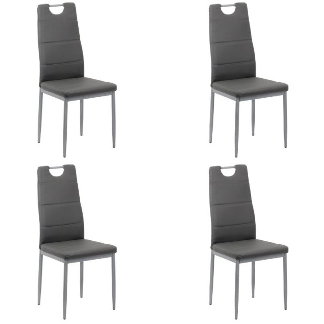 Set 4 scaune de bucătărie din piele eco 4 culori BUC264