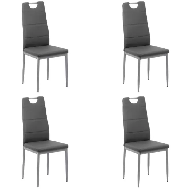 Set 4 scaune de bucătărie din piele eco 4 culori BUC264