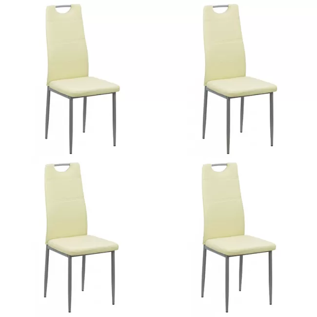 Set 4 scaune de bucătărie din piele eco 4 culori BUC264