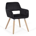 Scaun de bucătărie și relaxare negru Scaun de bucătărie și relaxare negru