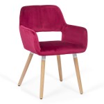 Scaun de bucătărie și relaxare vișiniu Scaun de bucătărie și relaxare vișiniu