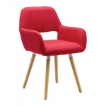 Scaun de bucătărie și relaxare roșu Scaun de bucătărie și relaxare roșu