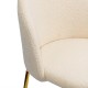 Scaune living din material boucle BUC 284 Bej