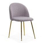 Scaune living din material boucle BUC 284 Gri