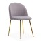 Scaune living din material boucle BUC 284 Gri