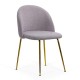 Scaune living din material boucle BUC 284 Gri