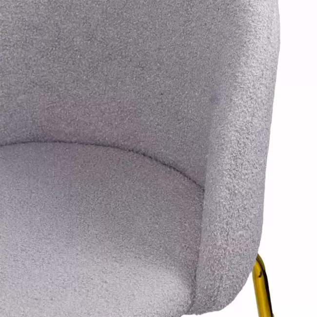 Scaune living din material boucle BUC 284 Gri