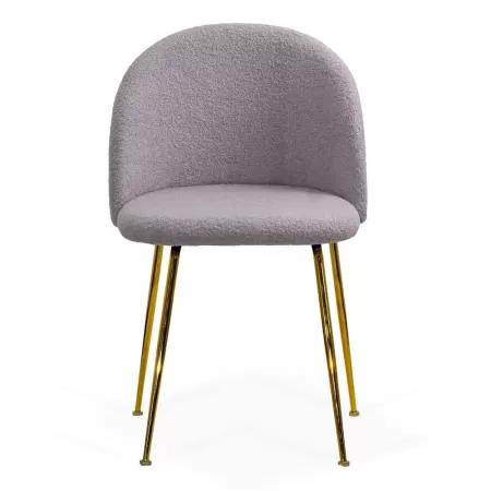 Scaune living din material boucle BUC 284 Gri