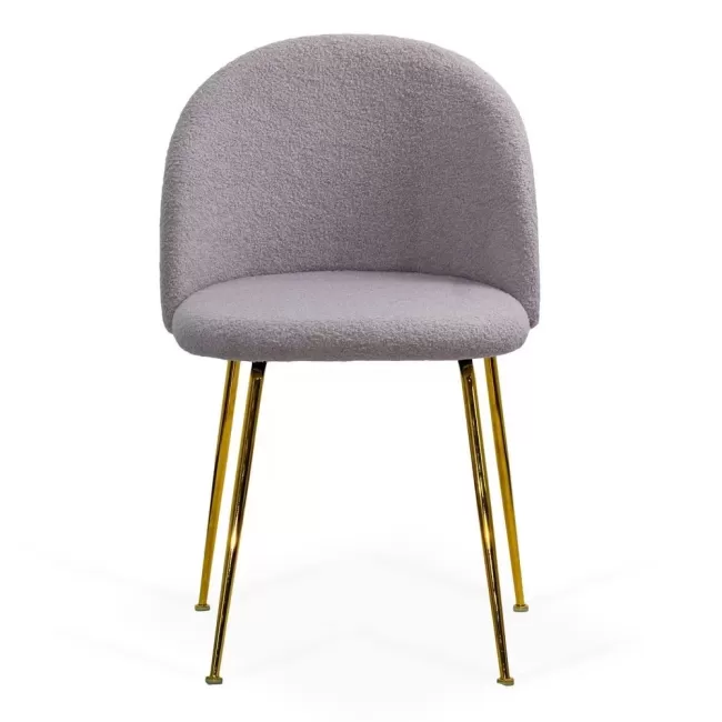 Scaune living din material boucle BUC 284 Gri