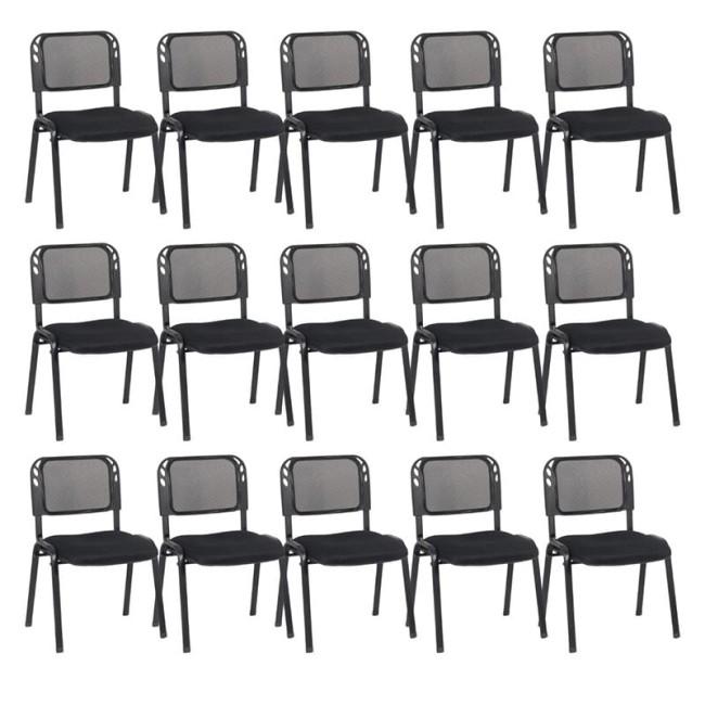 Set 15 scaune pe negru pentru diverse evenimente
