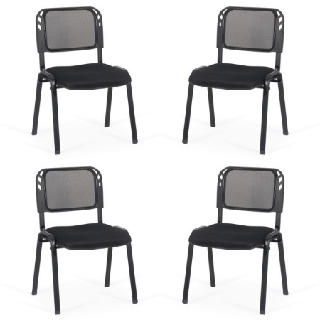 Set 4 scaune pe negru pentru diverse evenimente