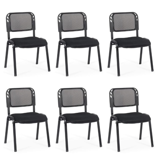 Set 6 scaune pe negru pentru diverse evenimente