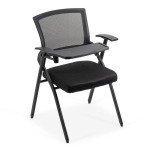 Scaune conferință pliabile și măsuță rabatabilă HRC 603 negru Scaune conferință pliabile și măsuță rabatabilă HRC 603 negru