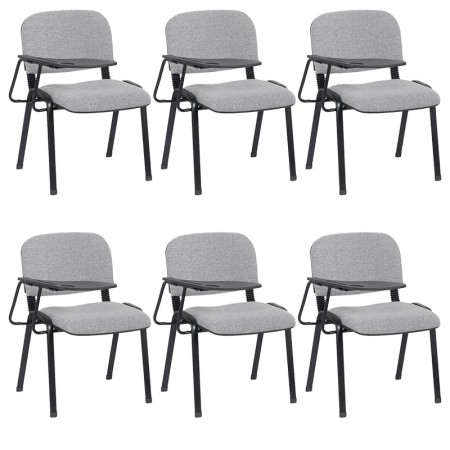 Scaune conferință cu măsuță rabatabilă HRC 606 gri Scaune conferință cu măsuță rabatabilă HRC 606 gri