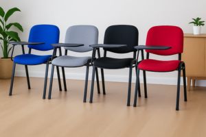 Scaune conferință cu măsuță rabatabilă HRC 606 diverse culori